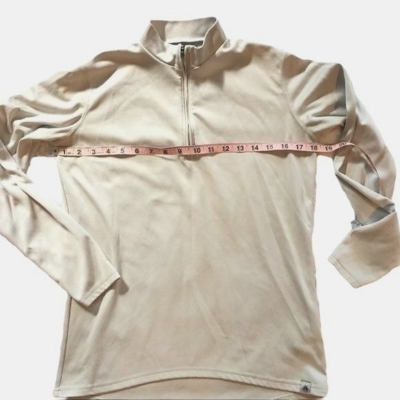 NIKE ACG Women Dri Fit Base Layer Silver Gray 1/4 Zip Mock Pullover M 8-10 - Picture 7 of 14